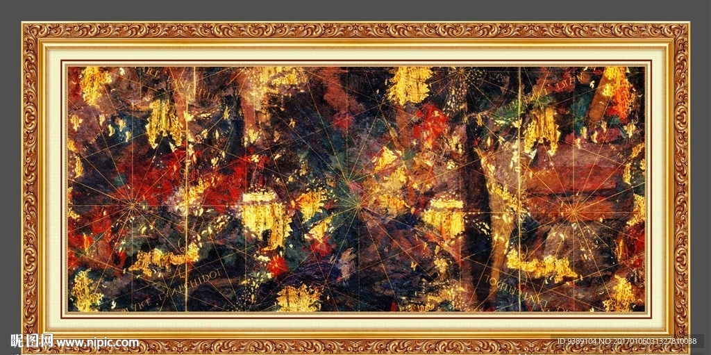 色彩油画