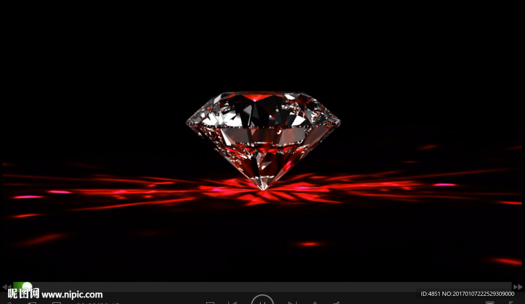 热情红色钻石