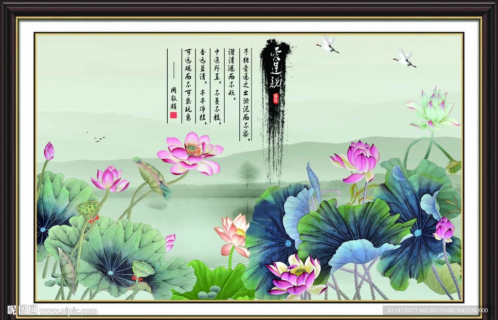 荷花图