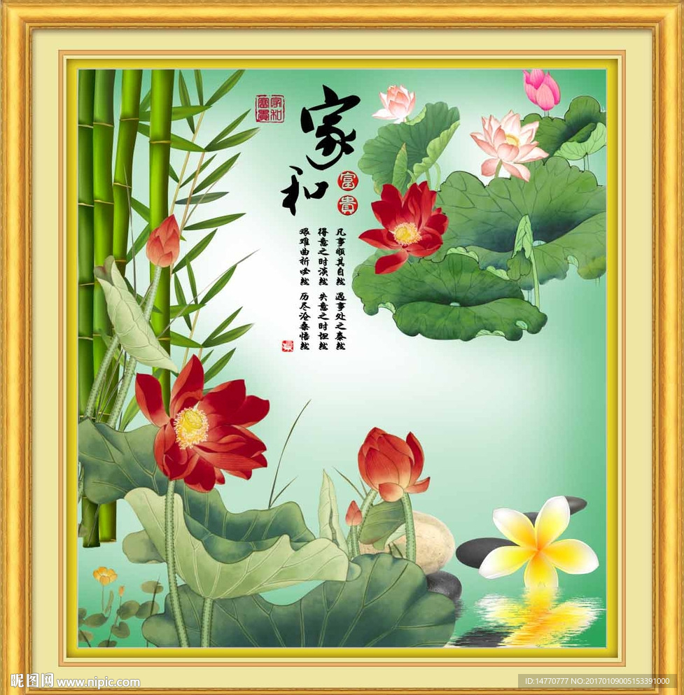 荷花图