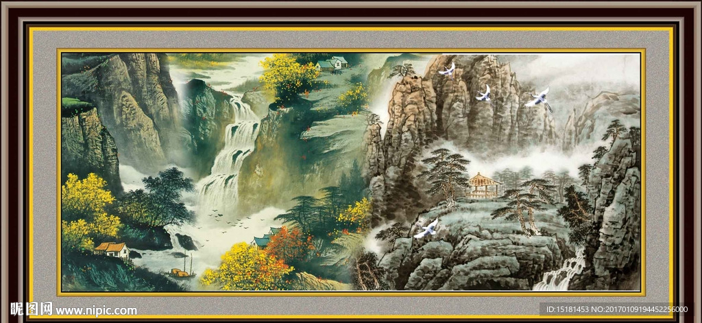 国画山水