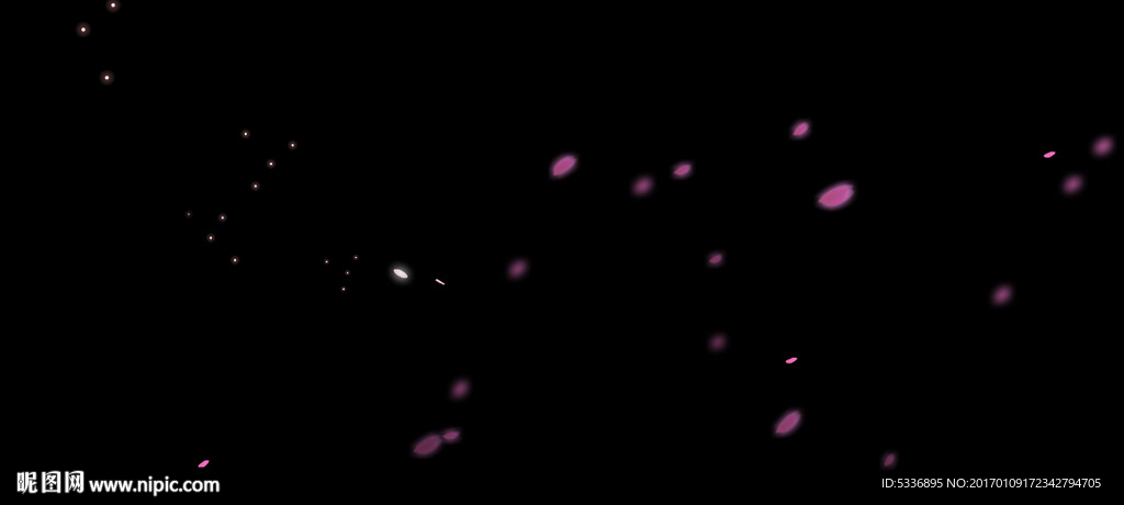 flash花瓣飘落动画