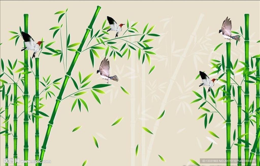电视背景画