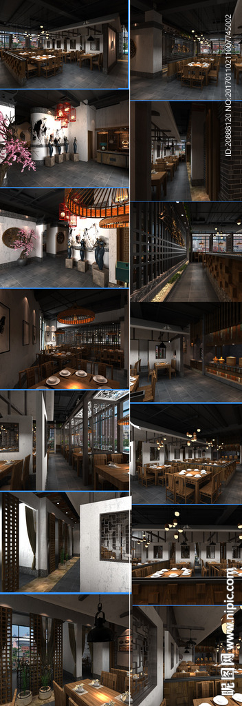 徽式餐厅全套设计