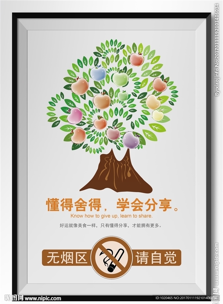手绘企业文化挂图之分享