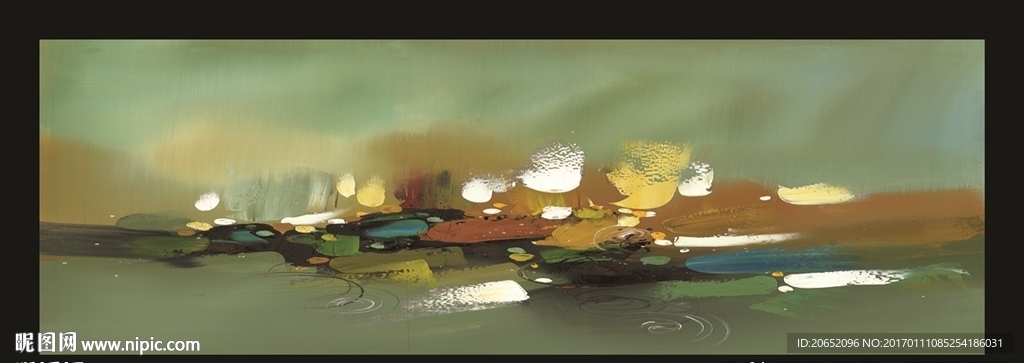抽象油画