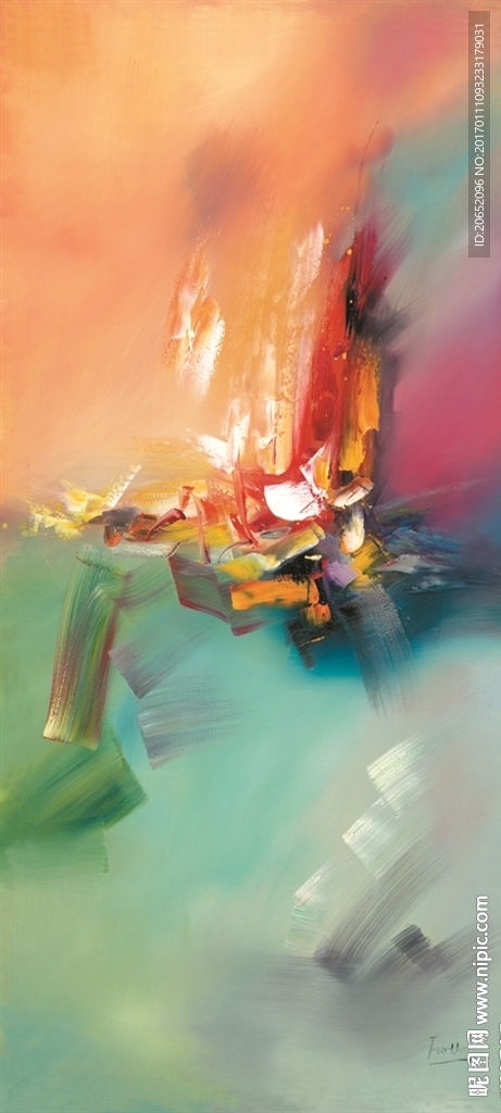 抽象油画