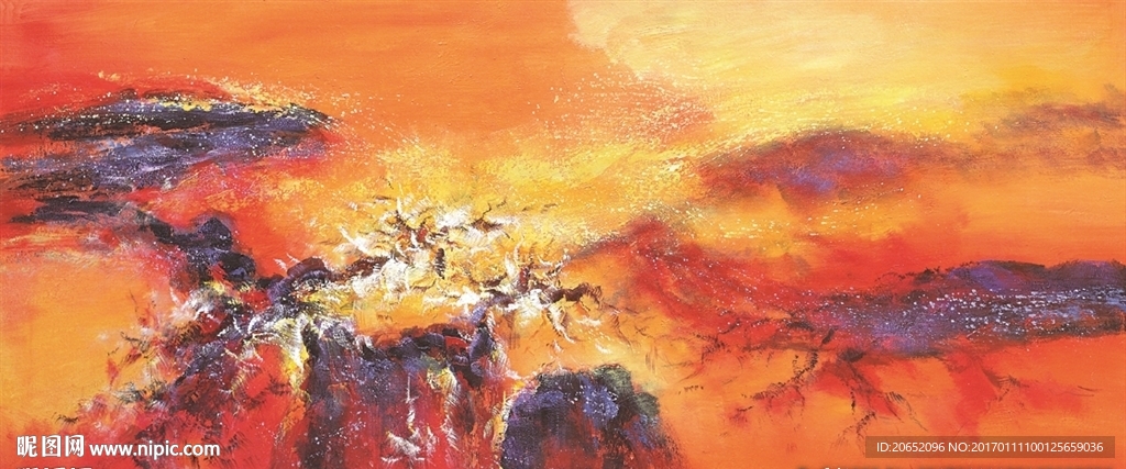 抽象油画