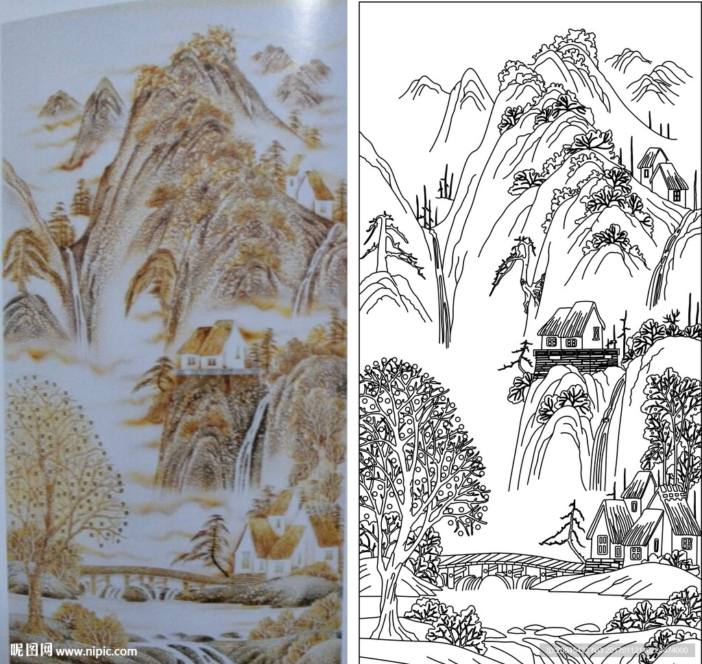 山水画