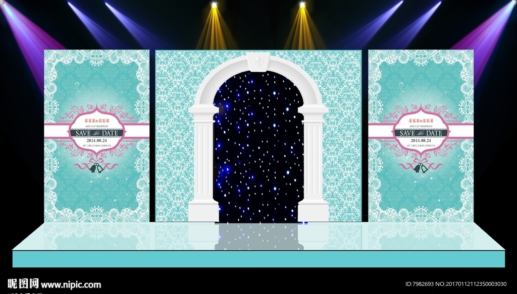 结婚背景 婚庆背景 舞台