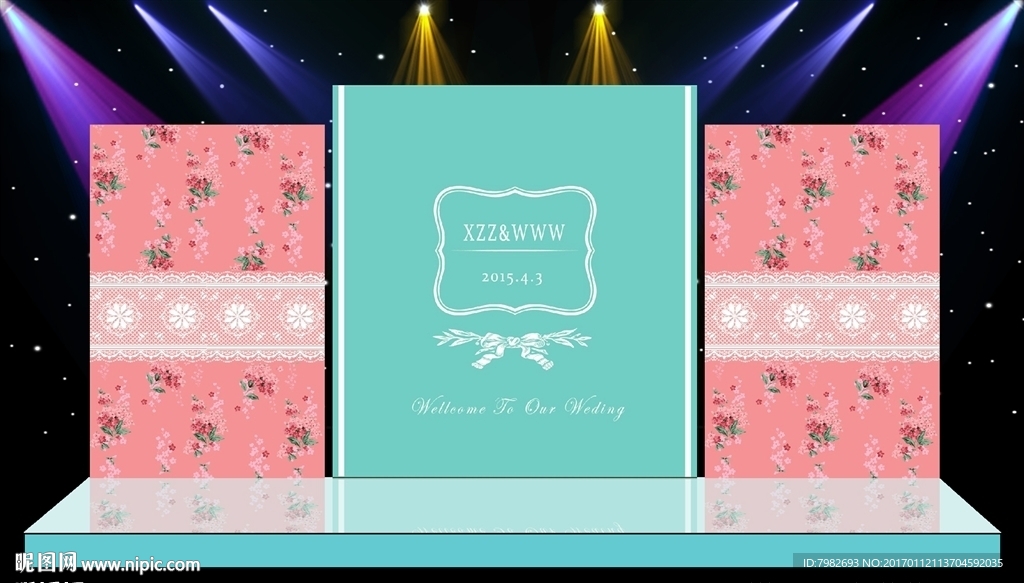 舞台婚庆背景 求婚 结婚