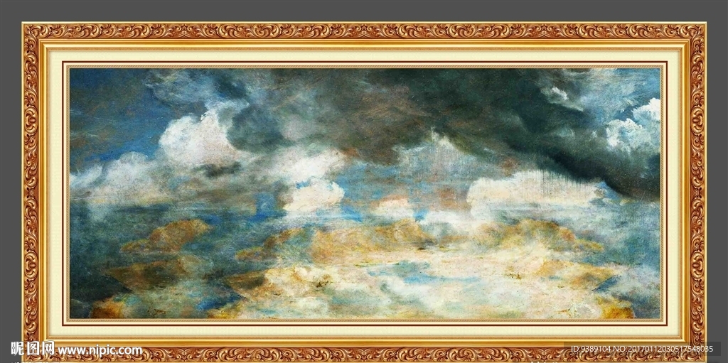 抽象油画
