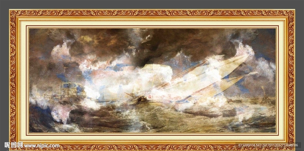 抽象油画