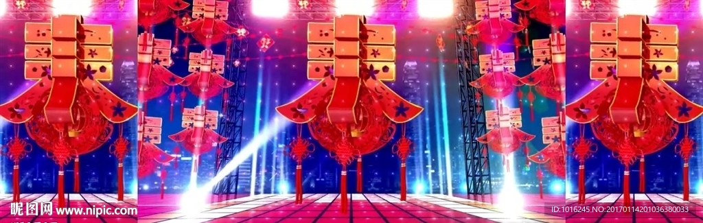 春节序曲LED背景