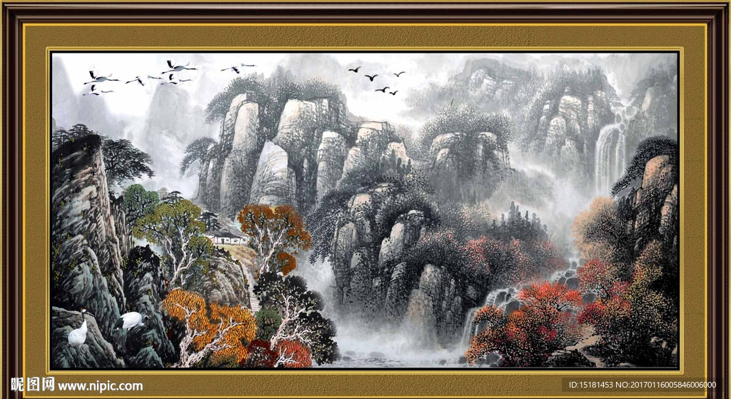 国画山水