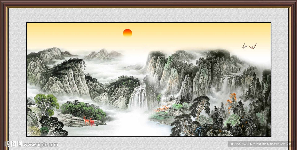 国画山水