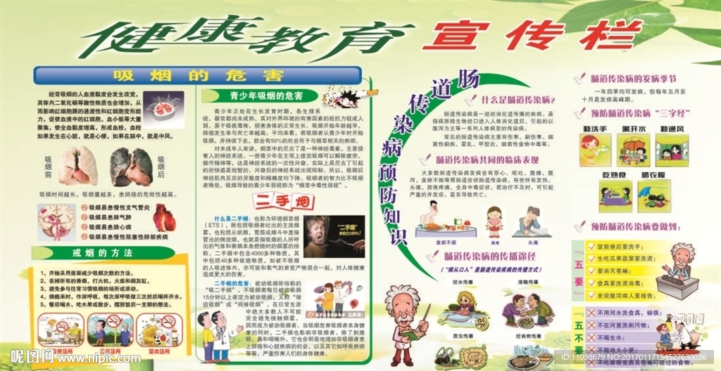 禁烟宣传肠道传染预防