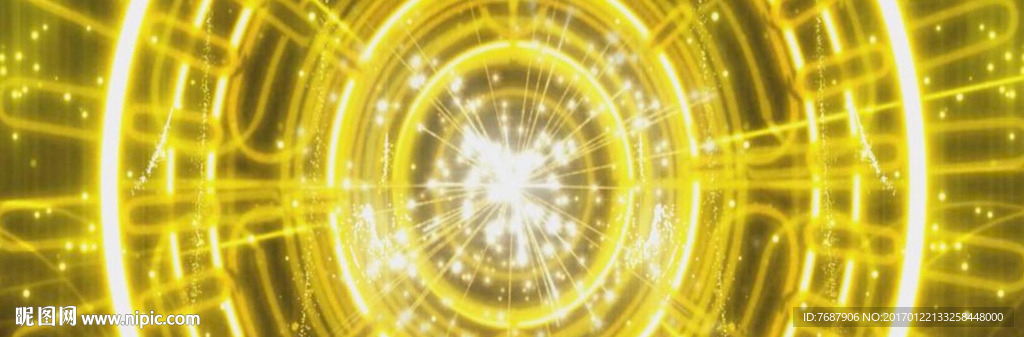 大气金色动感光效
