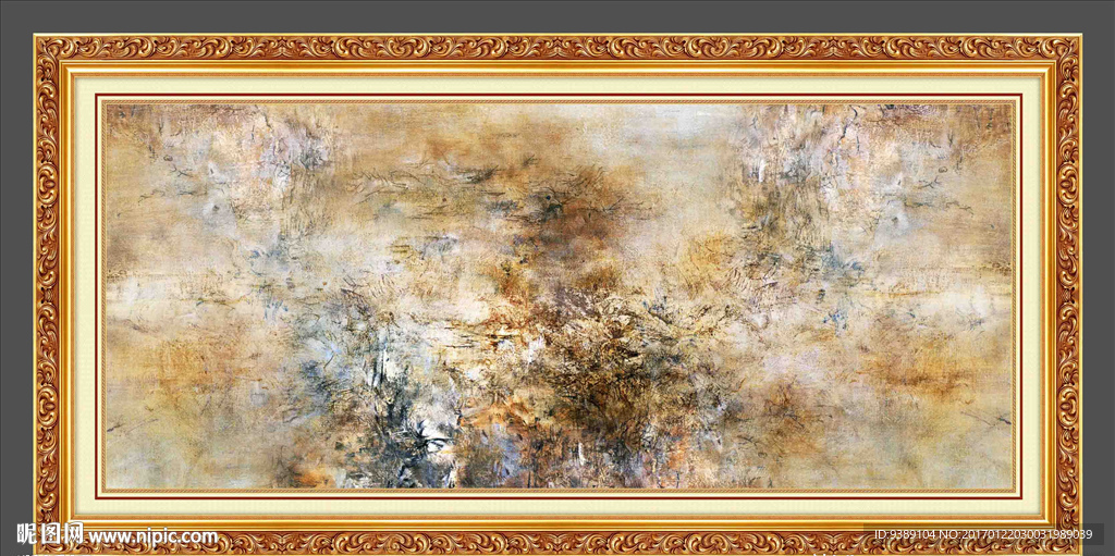 抽象油画