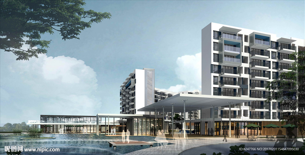 实验中心小学建筑效果图