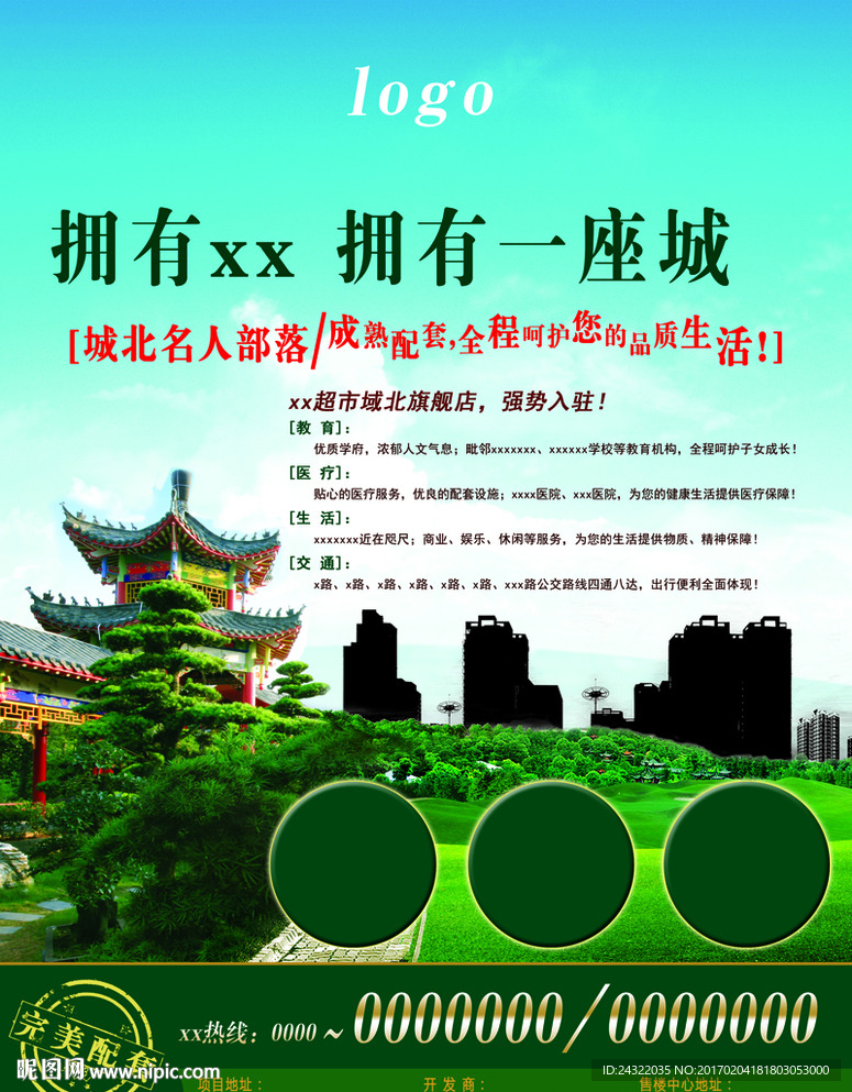 报纸广告 宣传单 DM单 地产