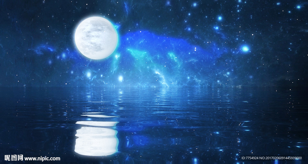月亮海LED背景