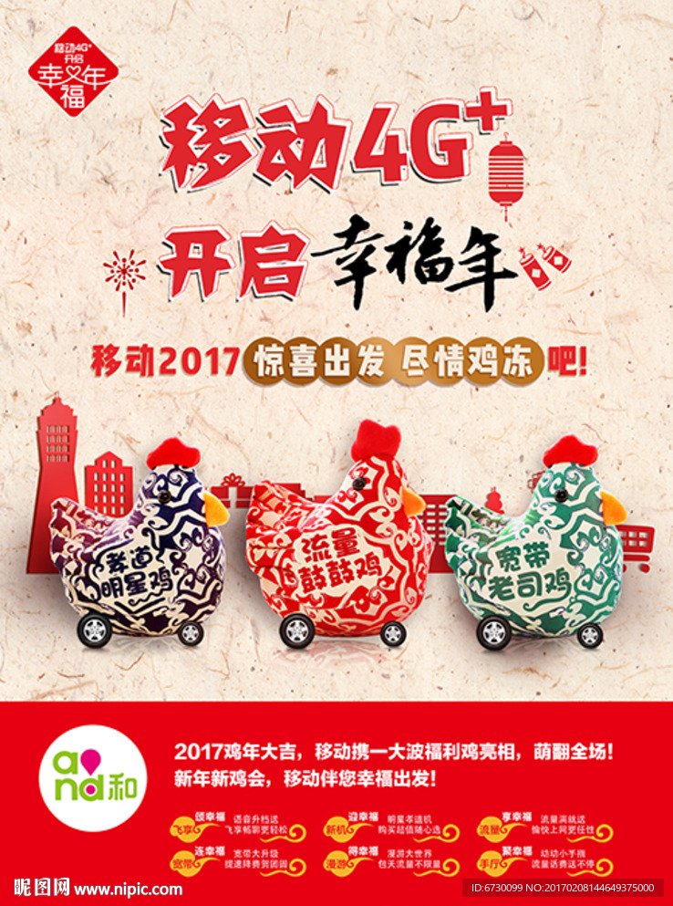 移动4G+海报