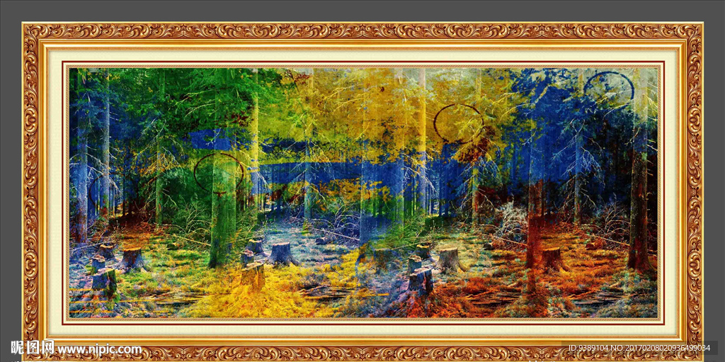 现代油画