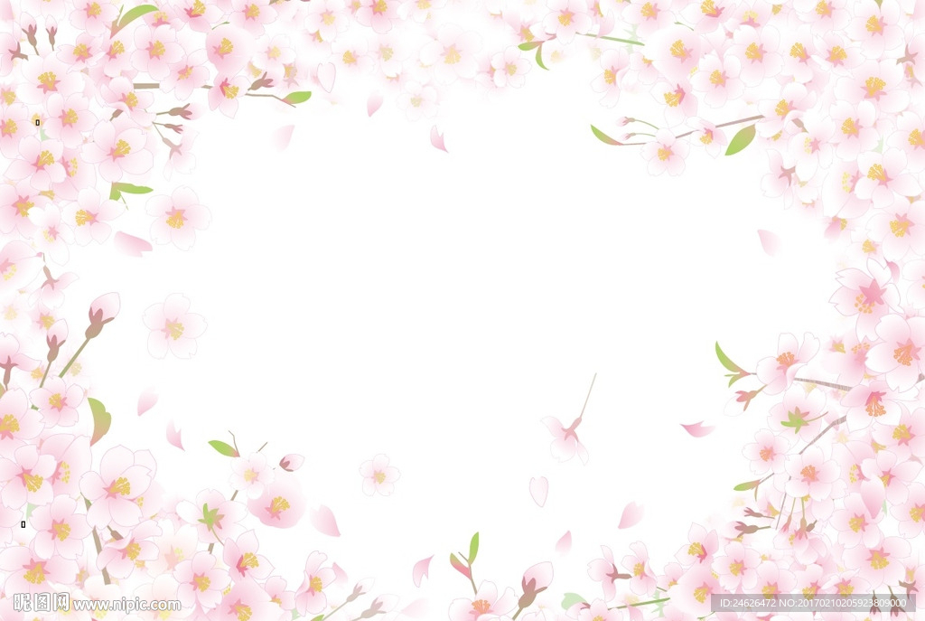 卡通花底纹