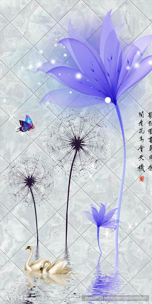 浪漫鲜花玄关