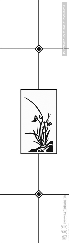 平开门兰花