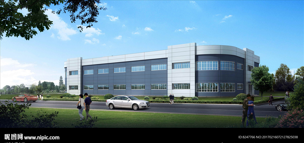 厂房建筑效果图