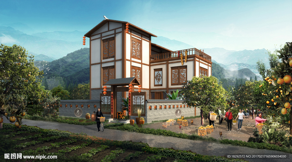 民居新农村建筑