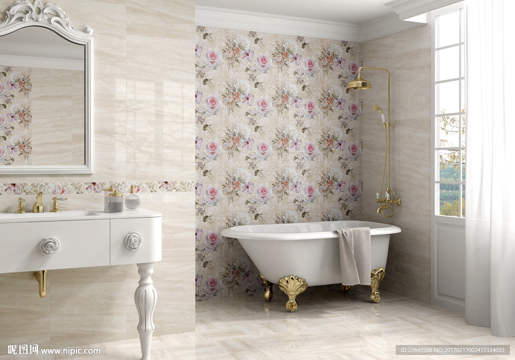 瓷砖空间 室内  浴室