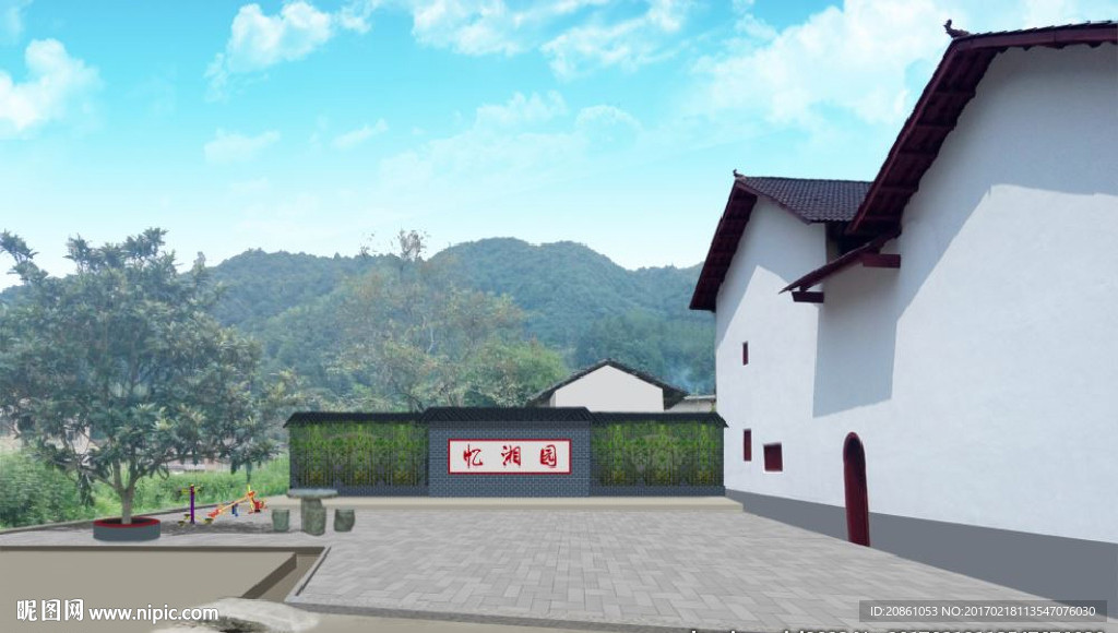 新农村节点改造设计效果图
