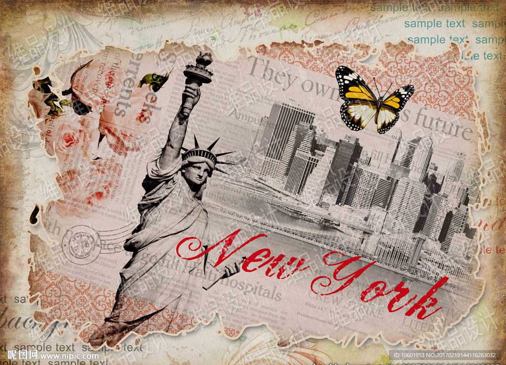 欧美风格装饰画