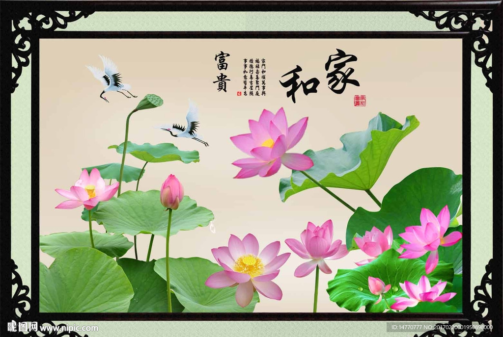 荷花图