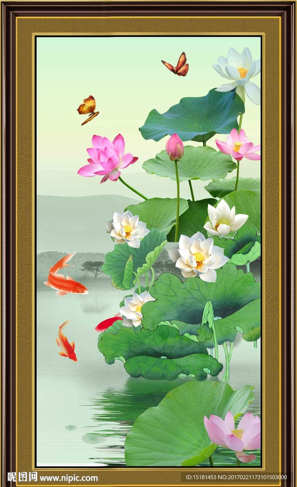 荷花图