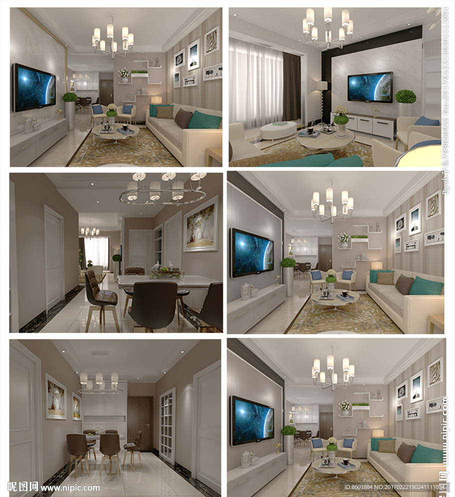 小户型装修效果图、客厅装修效果