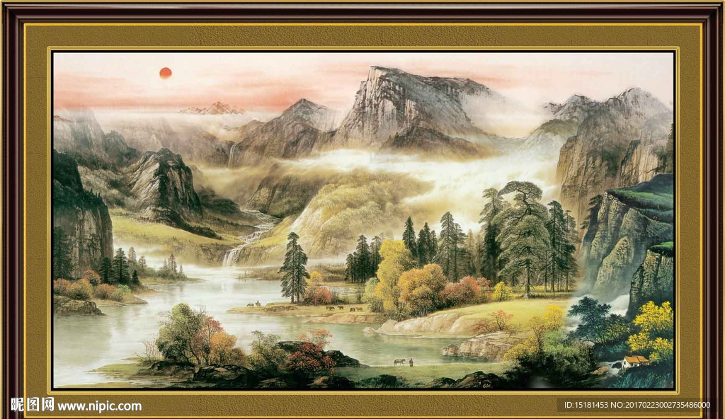 国画山水