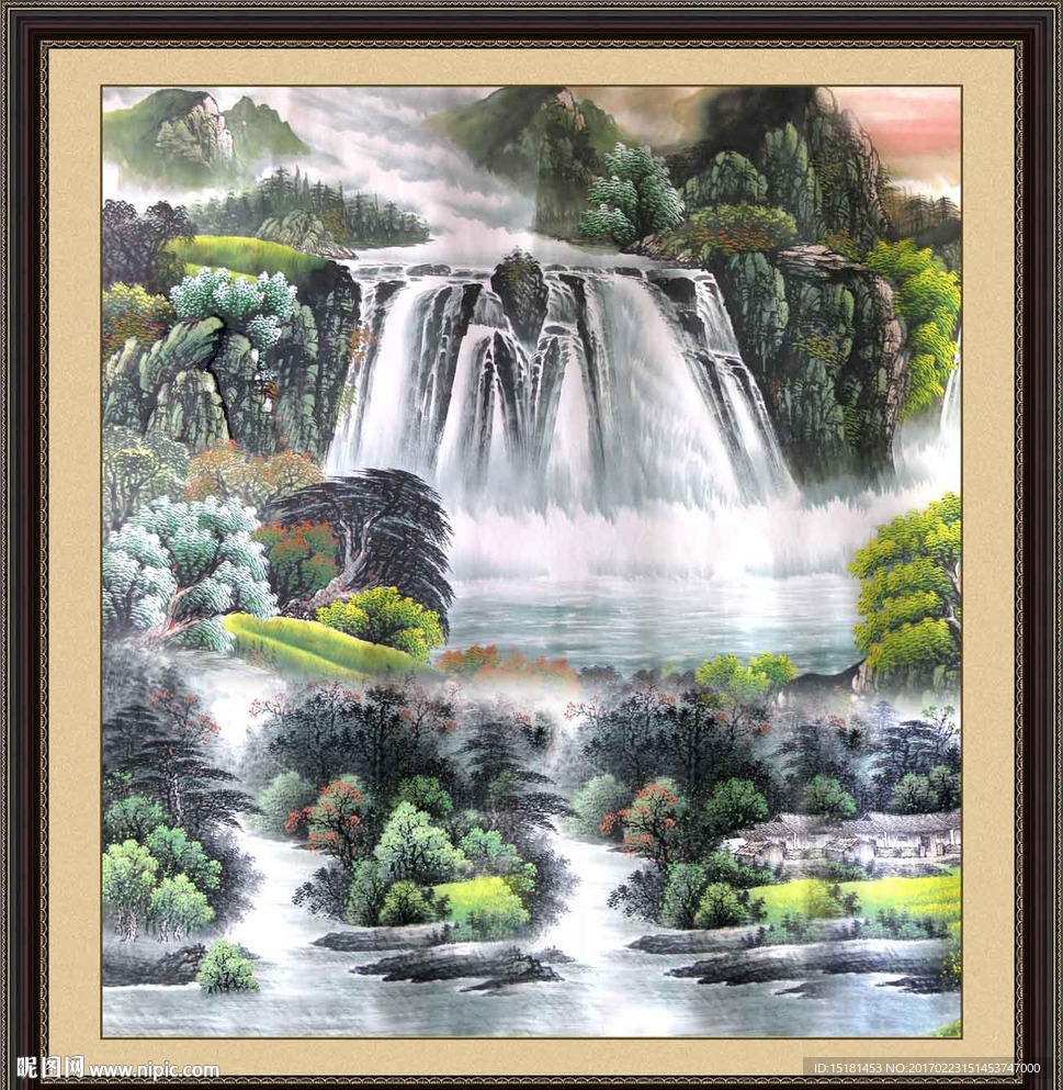 山水国画