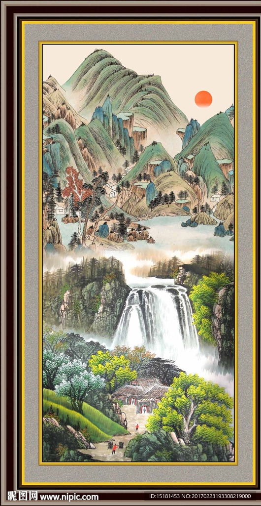 国画山水