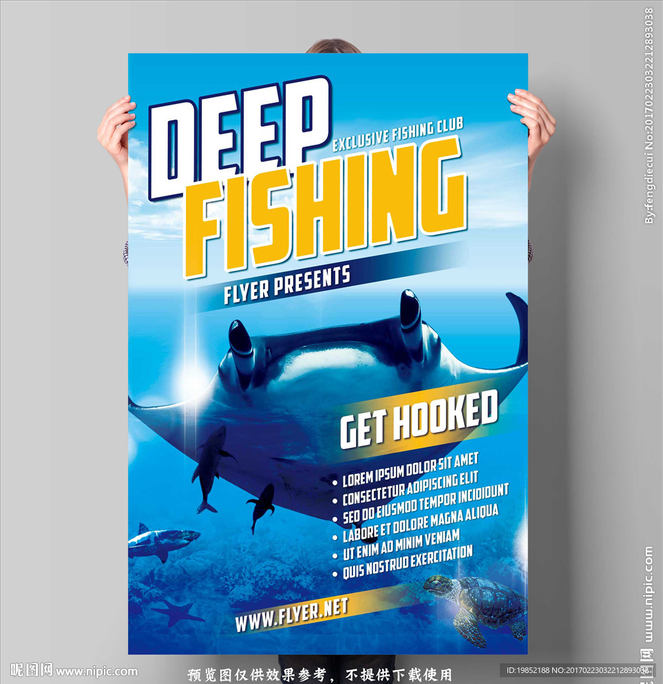 深海钓鱼海报