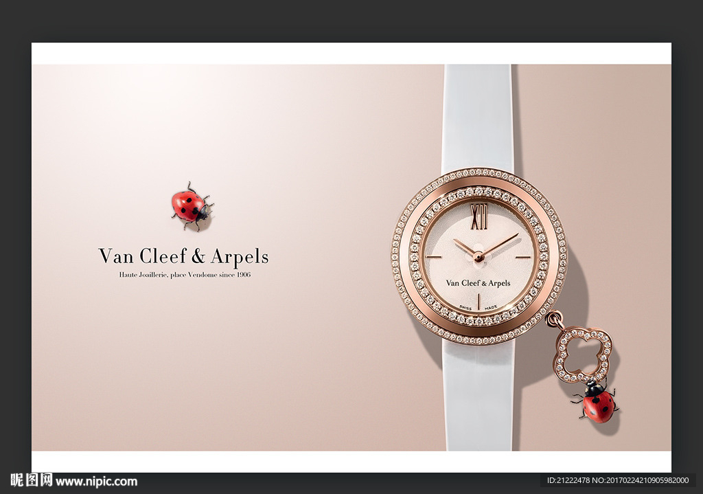梵克雅宝腕表手表广告