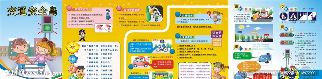 交通知识展板