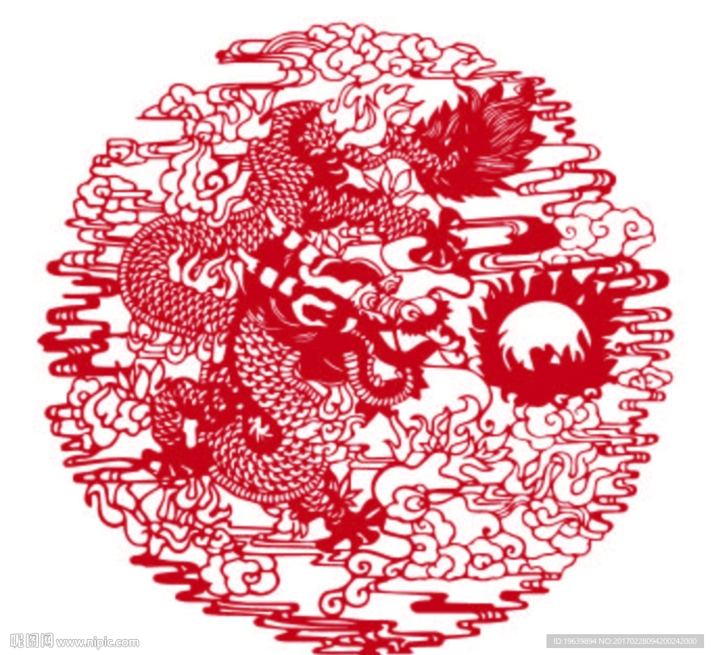团龙花纹