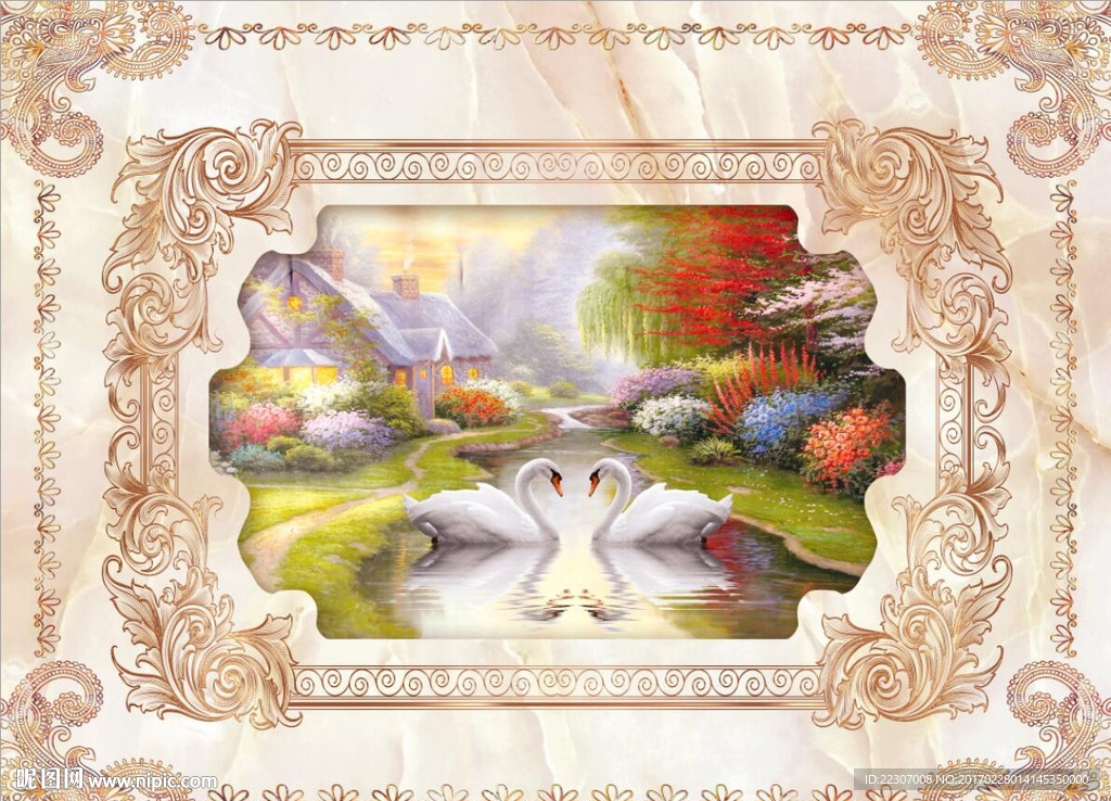 欧式大理石花纹