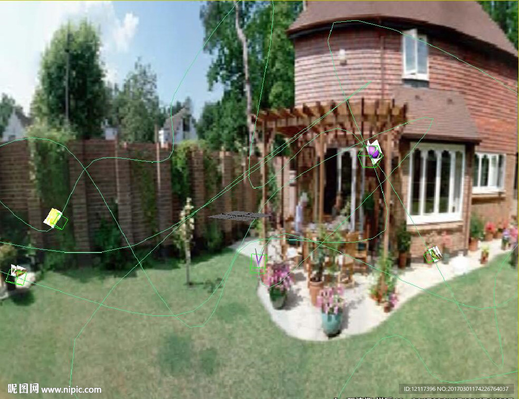 蝴蝶飞舞动画max