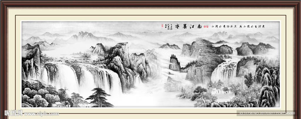 国画水墨画