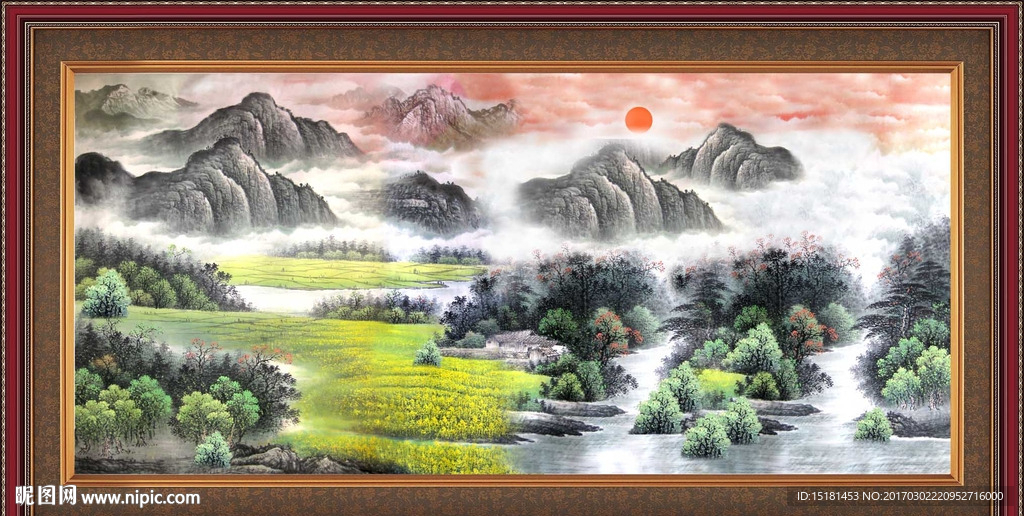 国画山水